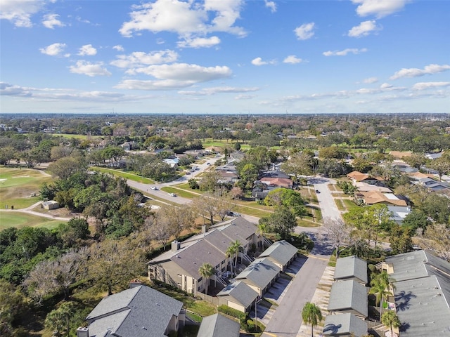 drone / aerial view featuring a residential view