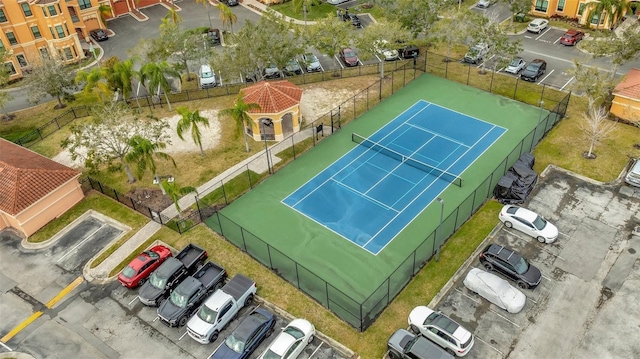 view of tennis court