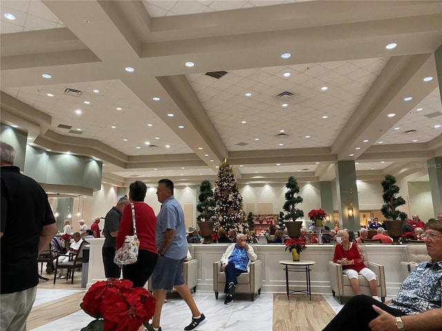 view of community lobby