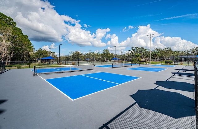 view of sport court