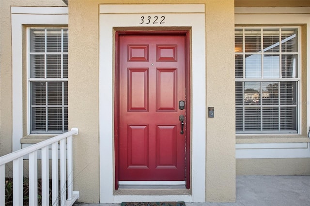 view of property entrance