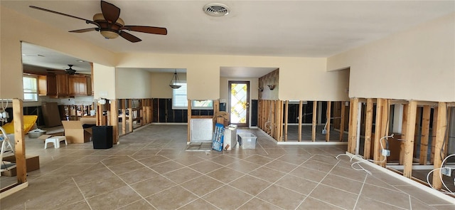 interior space featuring plenty of natural light