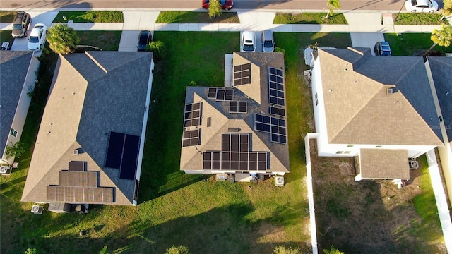 bird's eye view featuring a residential view