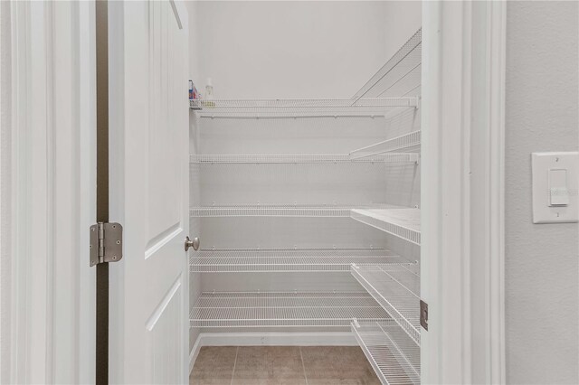 view of pantry
