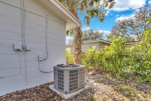 exterior details featuring central air condition unit