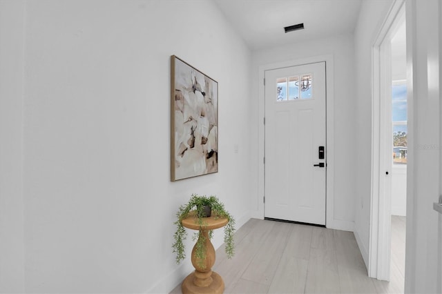 doorway to outside featuring a wealth of natural light