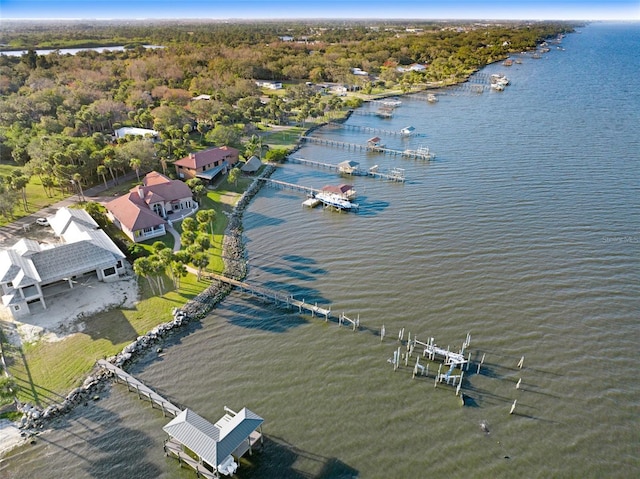 2186 Rockledge Dr, Rockledge, FL 32955 - aerial view featuring a water view