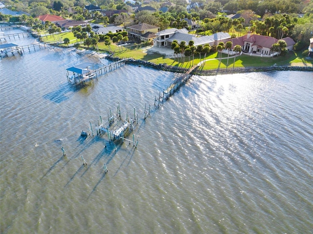 2186 Rockledge Dr, Rockledge, FL 32955 - drone / aerial view with a water view