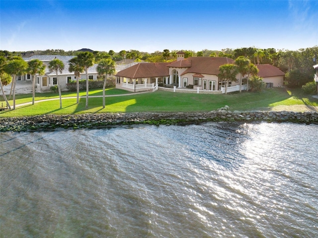 2186 Rockledge Dr, Rockledge, FL 32955 - exterior space with a water view