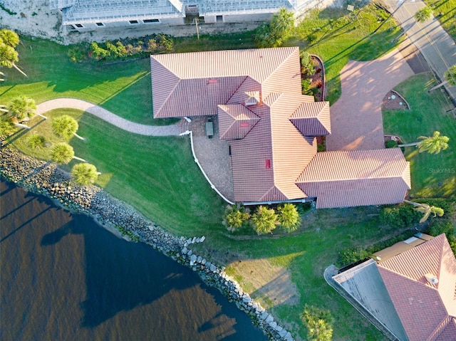 2186 Rockledge Dr, Rockledge, FL 32955 - drone / aerial view featuring a water view
