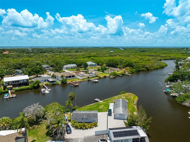 8820 Rocky Creek Dr, Tampa, FL 33615 - drone / aerial view featuring a water view