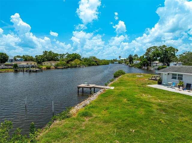 8820 Rocky Creek Dr, Tampa, FL 33615 - view of water feature featuring a boat dock