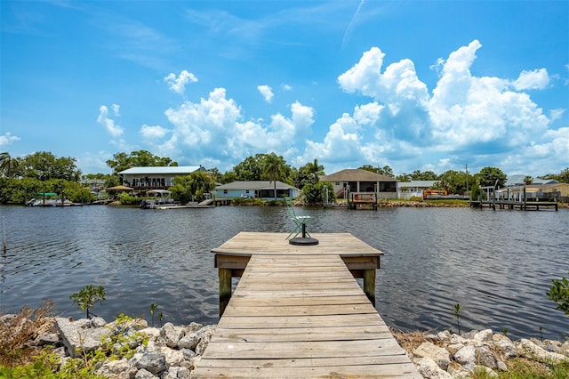 8820 Rocky Creek Dr, Tampa, FL 33615 - dock area with a water view