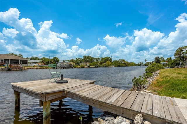 8820 Rocky Creek Dr, Tampa, FL 33615 - view of dock with a water view