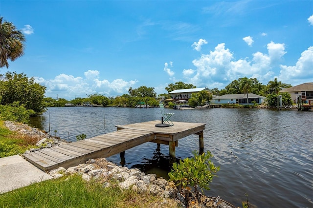 8820 Rocky Creek Dr, Tampa, FL 33615 - view of dock with a water view