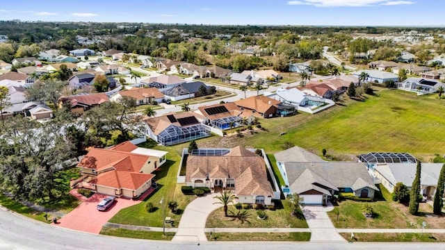 bird's eye view featuring a residential view