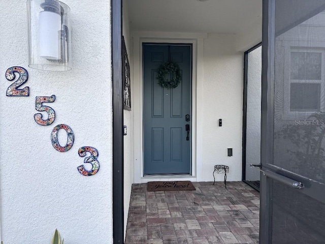 view of entrance to property