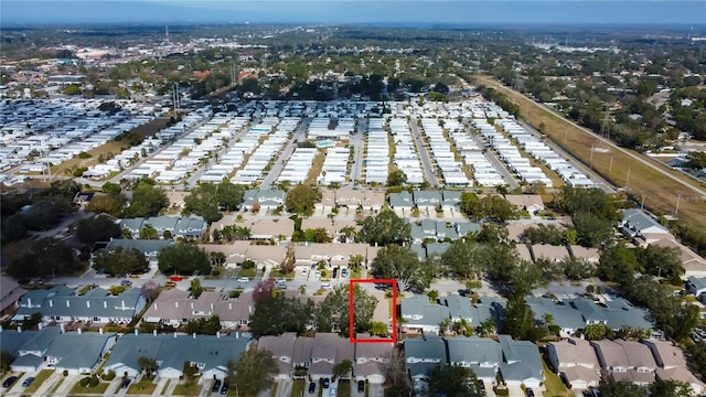 bird's eye view featuring a residential view