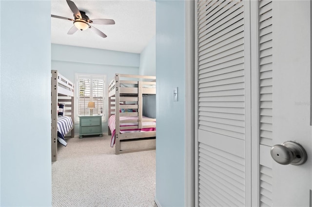 bedroom with a textured ceiling