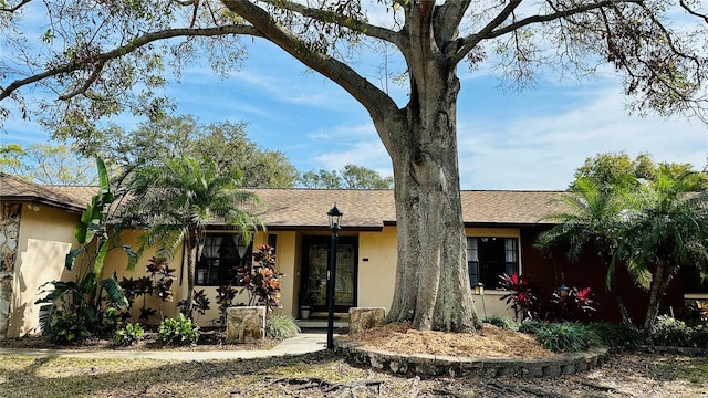 view of ranch-style home