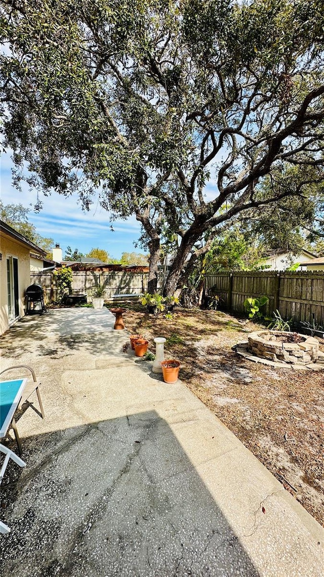 view of patio