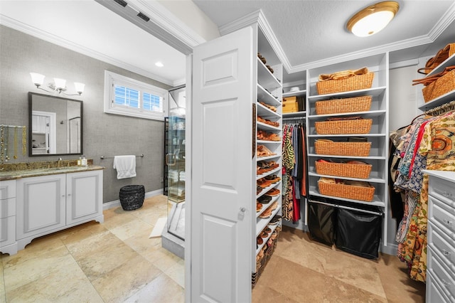 pantry with sink