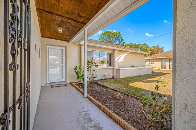 view of entrance to property