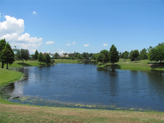 view of water feature