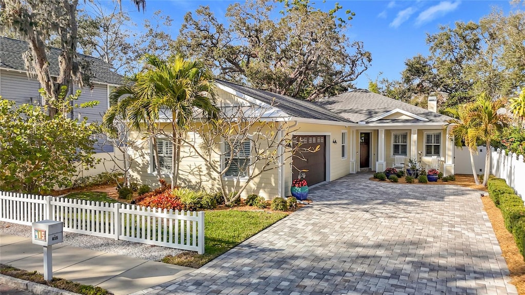 bungalow-style house with a garage