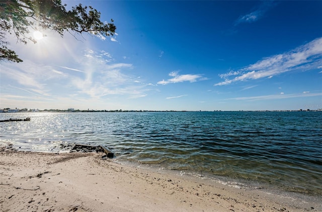 water view with a beach view