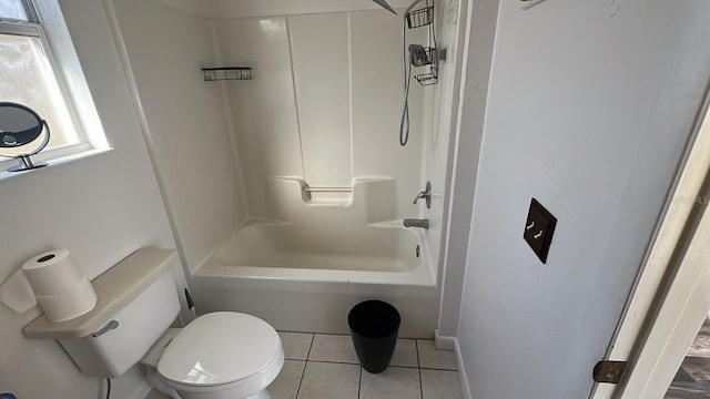 bathroom featuring tile patterned floors and toilet