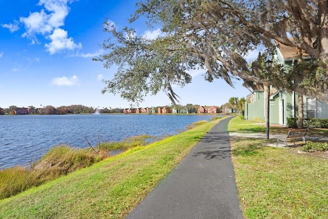 property view of water