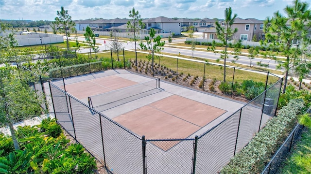 view of tennis court