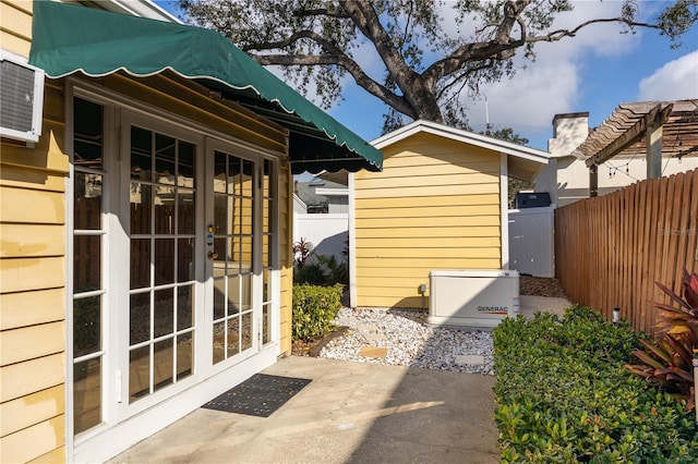 view of patio / terrace with french doors