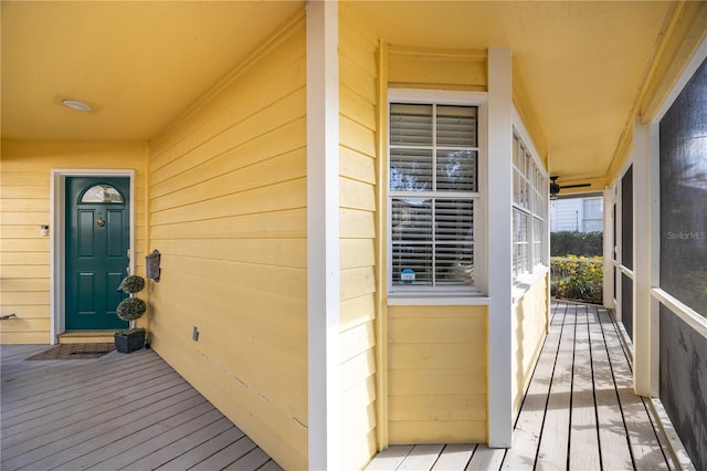 view of entrance to property