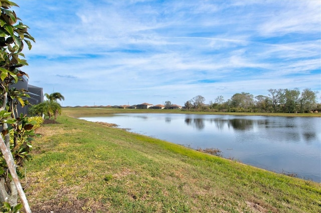 property view of water