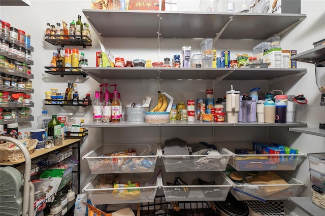 view of pantry