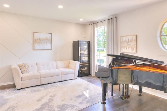 interior space featuring hardwood / wood-style floors