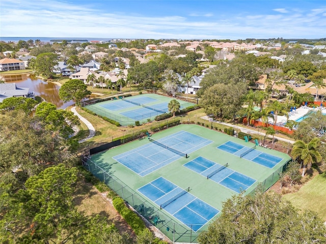 1007 Lake Avoca Dr, Tarpon Springs, FL 34689 - bird's eye view with a water view