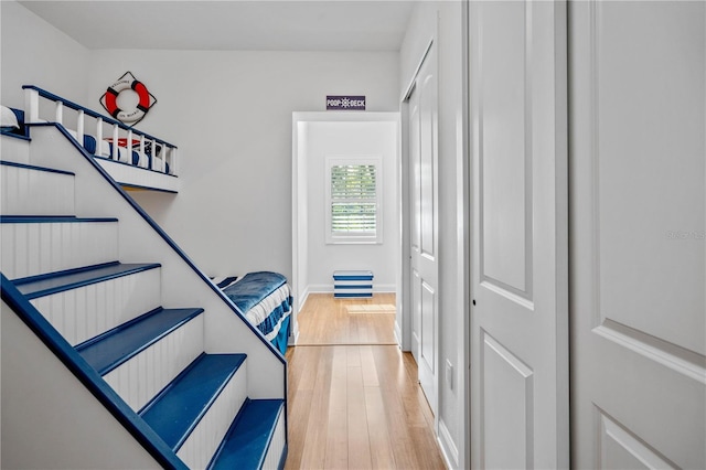 interior space featuring hardwood / wood-style floors