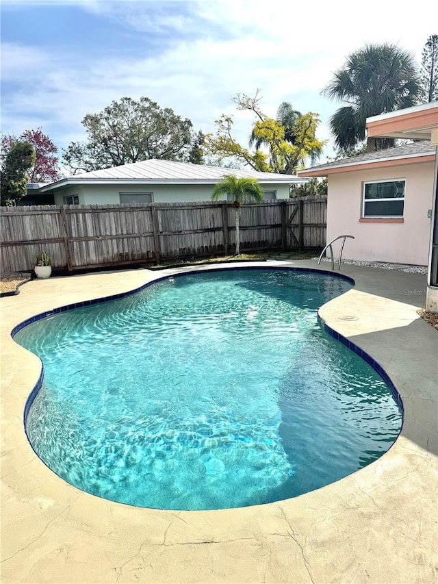 view of pool