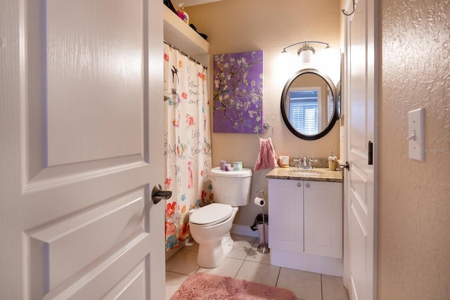102 Brent Cir, Oldsmar, FL 34677 - full bathroom with tile patterned floors, vanity, and toilet