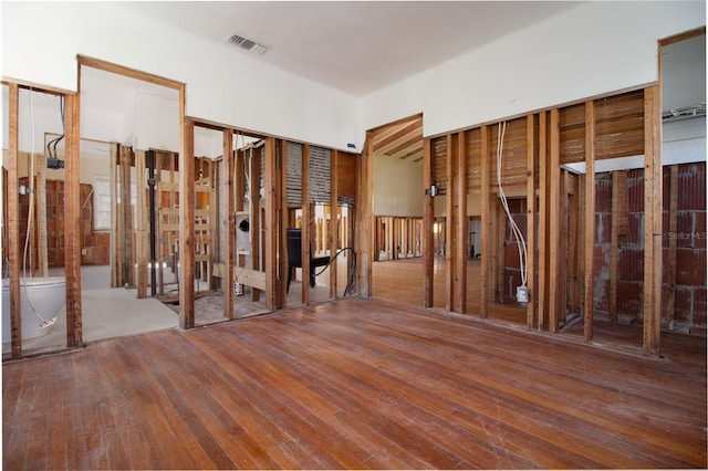 misc room featuring hardwood / wood-style flooring