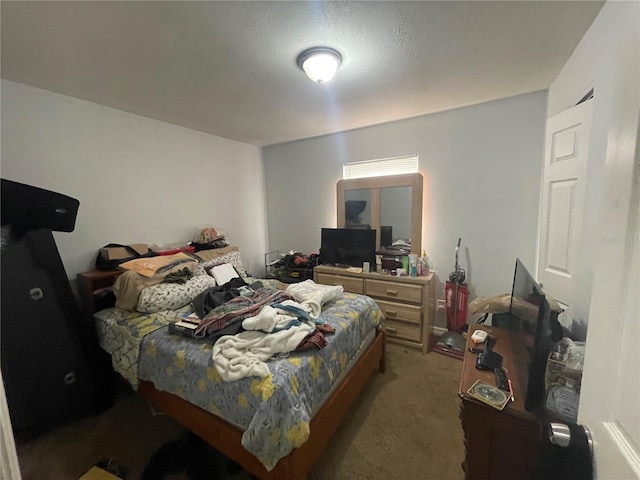 bedroom featuring carpet flooring