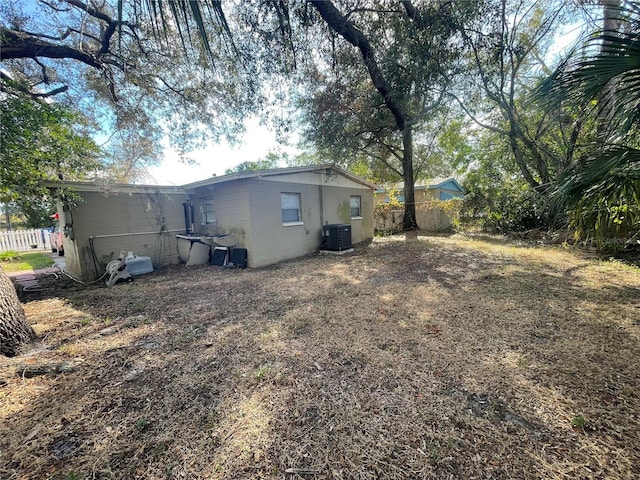 exterior space with central AC unit