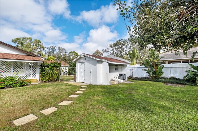 6010 17th Ave S, Gulfport, FL 33707 - view of yard with a storage unit