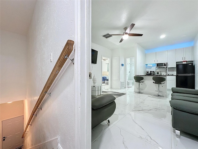 3911 Auburndale Ave, Orlando, FL 32839 - living room with ceiling fan