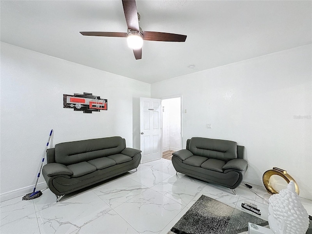 3911 Auburndale Ave, Orlando, FL 32839 - living room featuring ceiling fan