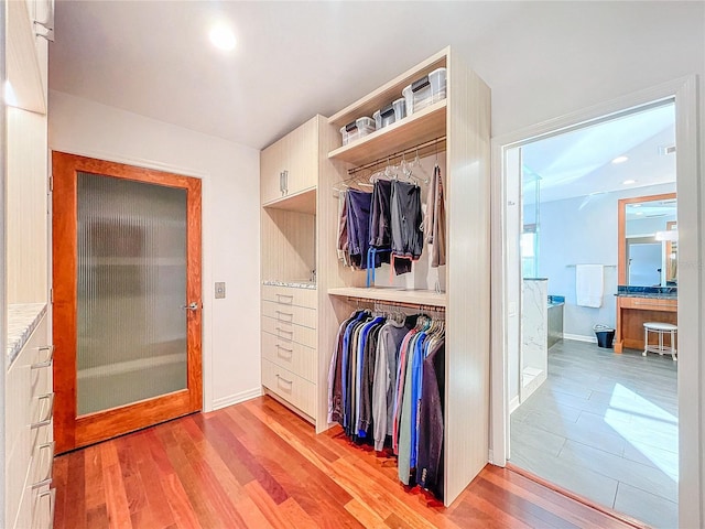 view of closet