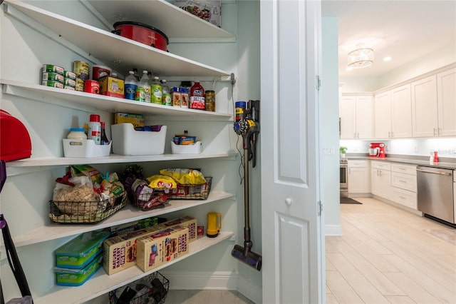 view of pantry